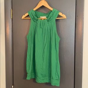 Sleeveless cotton blouse